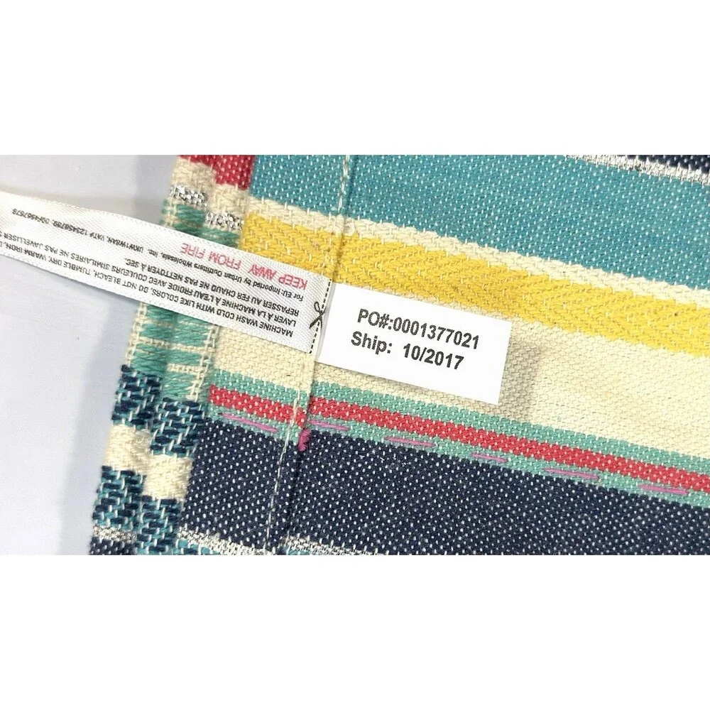 Anthropologie colorful chambray